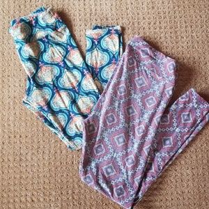 Paid of LuLaRoe Leggings (OS & TC)